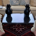 Marble top coffee table