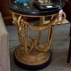 Ornate marble & gold table