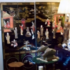 Oriental 4 panel screen