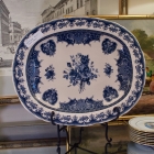 Blue & white serving platter