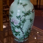 Large celadon vase