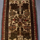 Vintage Turkish wool on wool rug