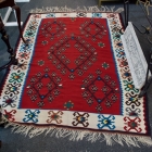 Vintage wool Kilim rug