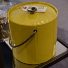 Vintage yellow ice bucket