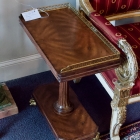 Maitland Smith side table w/ galley on back