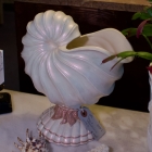 Pair of nautilus urns