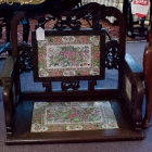 Rose medallion chair top