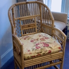Pair of rattan chairs
