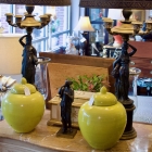 Pair of empire lamps
