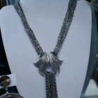 1960s multi strand tassel necklace