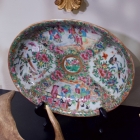 Rose medallion oval platter