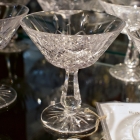 Set of 12 Waterford Kenmare pattern champagne sherbet glasses
