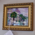 Framed Charleston painting