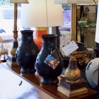 Pair of buffet lamps