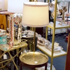 Frederick Cooper vintage regency floor lamp w/ original shade