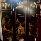Three panel Asian screen / room divider