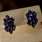 Sapphire earrings