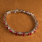 Ruby & diamond bracelet