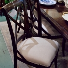 Set of eight Stanley dining chairs