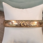 Antique Gold Filled Hinged Bangle