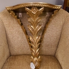 Large gold gilt acanthus wall bracket shelf