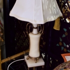 Pair of vintage marble lamps