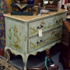 Hand panted & decorated chest