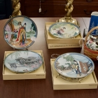 Set of 4 Asian plates