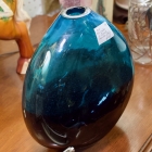 Mid century 2 color blown vase