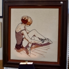 Ballerina needlepoint