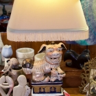 Foo dog lamp
