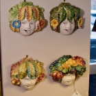 Set of 4 Italian masks - 4 seasons