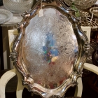 Silverplate serving tray