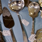 Silverplate serving ladel