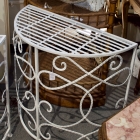 Painted iron demilune