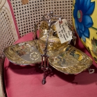 Victorian silverplate bun warmer