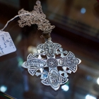 Sterling Jerusalem cross necklace