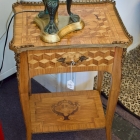 Pair of Louis XVI style marquetry nightstands