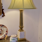 Pair of column lamps
