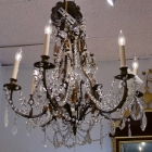Empire style crystal chandelier