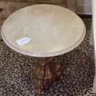 Round accent table