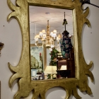 Bunny Williams Norfolk mirror w/ gold finish