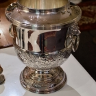Silverplate wine cooler