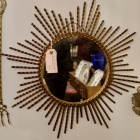 “Proper” 1950’s metal sunburst mirror