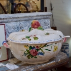 Vintage Italian tureen w/ ladle