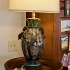 Pottery lamp