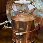 Antique copper samovar