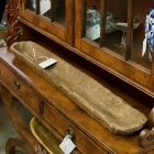 Long wooden rectangular bowl