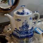 Blue & white teapot
