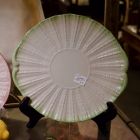 Belleek green plate
